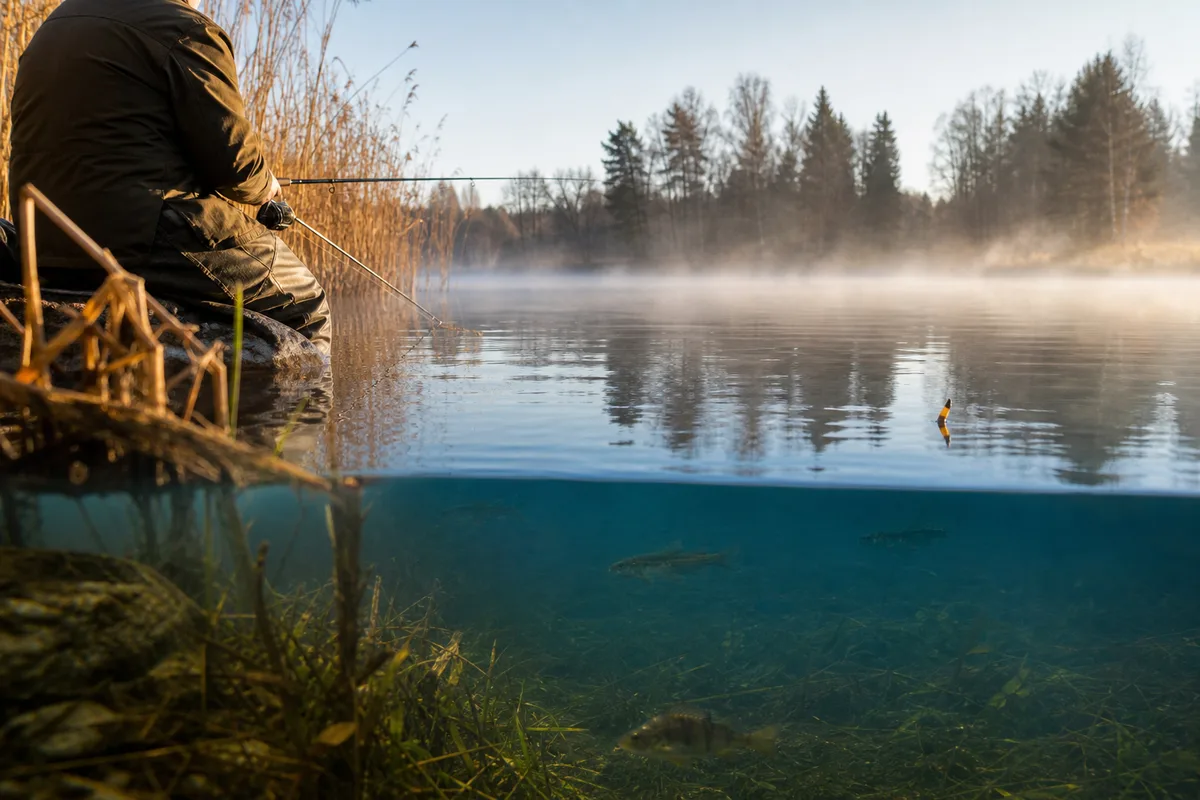 Wassertemperatur und Fischverhalten: was zwischen 4 und 22 Grad passiert